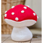 Toadstool Cushion Free Knitting Pattern