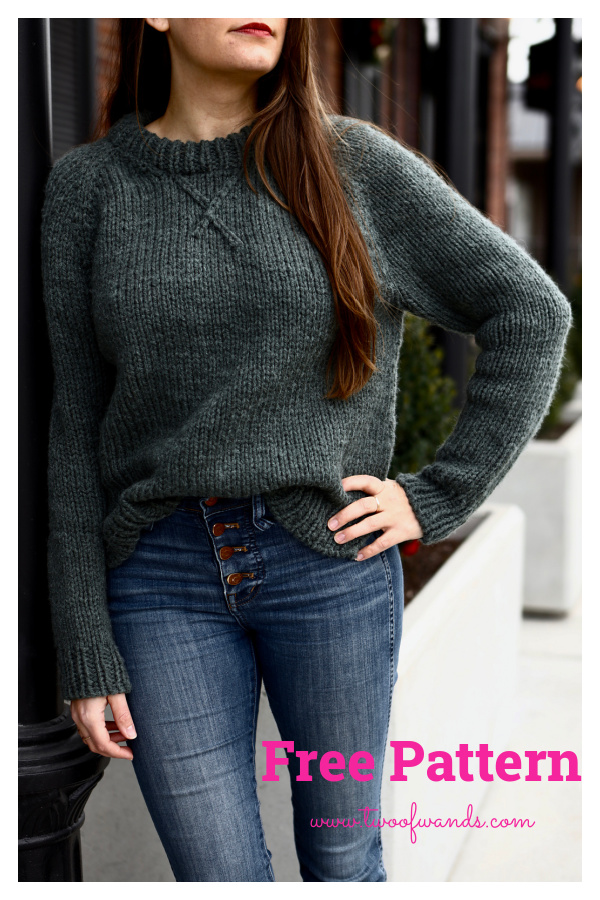Winter League Pullover Free Knitting Pattern