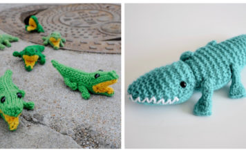 Alligator Crocodile Free Knitting Patterns