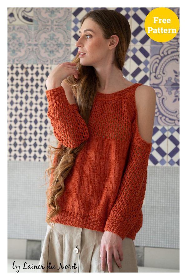 Bon Ton Sweater Free Knitting Pattern