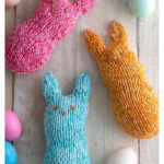 Easter Peep Bunny Free Knitting Pattern