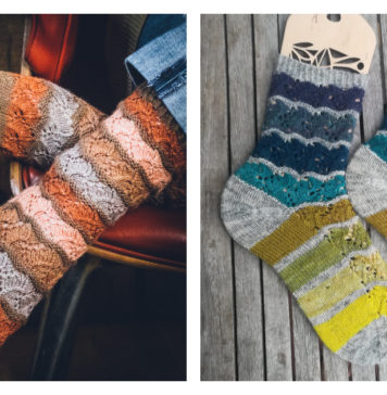 Fairy Glen Socks Free Knitting Pattern