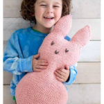Large Easter Peep Bunny Free Knitting Pattern