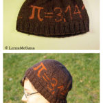 Math Geek Hat Free Knitting Pattern
