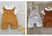 Snow Overalls and Dress Knitting Pattern