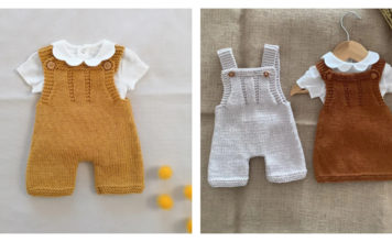 Snow Overalls and Dress Knitting Pattern