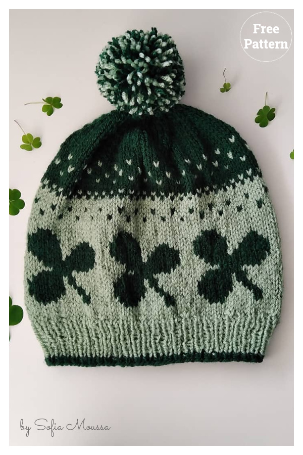 St. Paddy's Hat Free Knitting Pattern