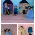 Little Dolls Daisy, Fred and Friends Free Knitting Pattern