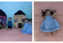 Little Dolls Daisy, Fred and Friends Free Knitting Pattern