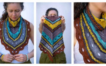 Friendship Bracelet Cowl Knitting Pattern