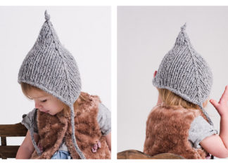 Linden Earflap Baby Hat Free Knitting Pattern