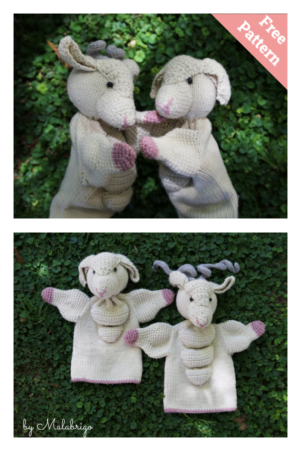Merino Sheep Puppet Free Knitting Pattern