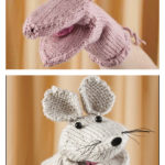 Puppet Parade Mouse Piglet Free Knitting Pattern