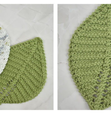 Seedling Washcloths Free Knitting Pattern