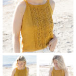 Smiling Honey Top Free Knitting Pattern