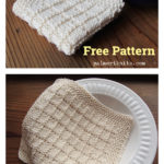 Square Tile Washcloth Free Knitting Pattern