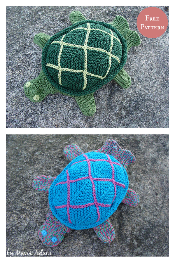Topher Turtle Hand Puppet Free Knitting Pattern