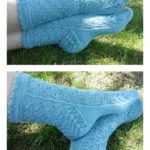 Water Cycle Socks Free Knitting Pattern