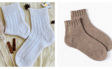 10+ Basic Socks Free Knitting Patterns