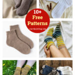 10+ Basic Socks Free Knitting Patterns