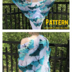 Blue Butterfly Shawl Knitting Pattern