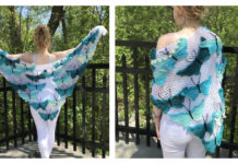 Blue Butterfly Shawl Knitting Pattern