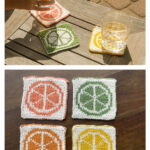 Citrus Coasters Knitting Pattern