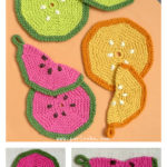 Fruity Trivets and Potholders Free Knitting Pattern
