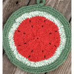 Melon Dishcloth Free Crochet Pattern