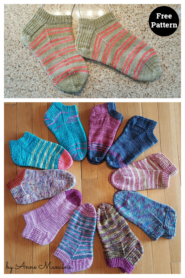Basic Socks Free Knitting Pattern