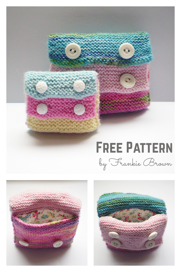 Two Pocket Purse Free Knitting Pattern
