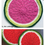 Watermelon Dishcloth Free Crochet Pattern