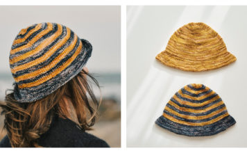 Delmira Bucket Hat Free Knitting Pattern
