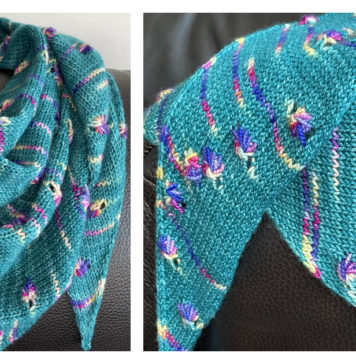 Going My Way Shawl Knitting Pattern