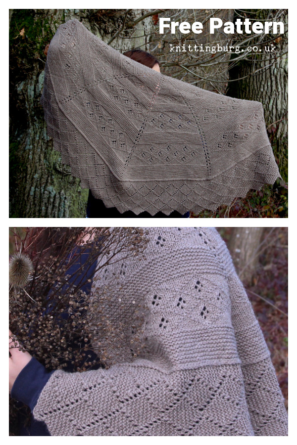 High Woods Shawl Free Knitting Pattern