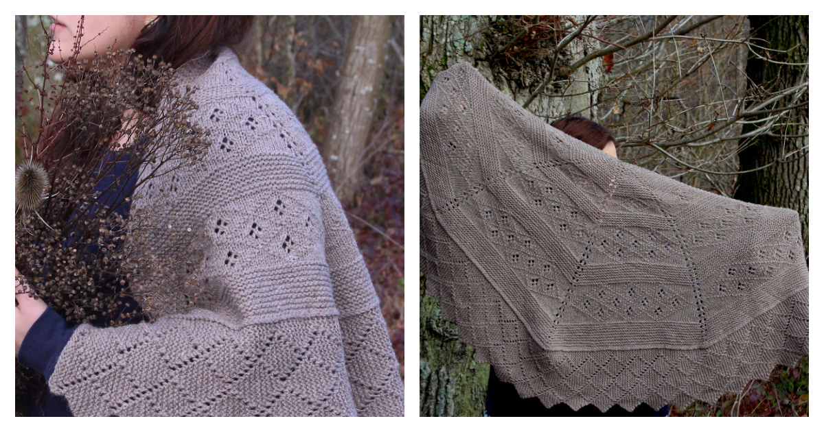 High Woods Shawl Free Knitting Pattern