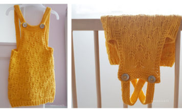 Little Gardener’s Pinafore Dress Free Knitting Pattern Little Gardeners Pinafore Dress Free Knitting Pattern