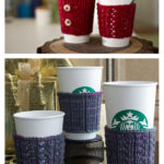 Coffee Sleeves Free Knitting Pattern