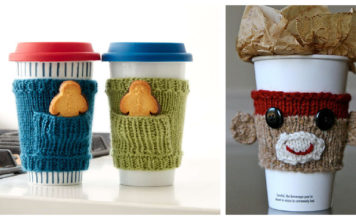 Easy Cup Cozy Free Knitting Patterns