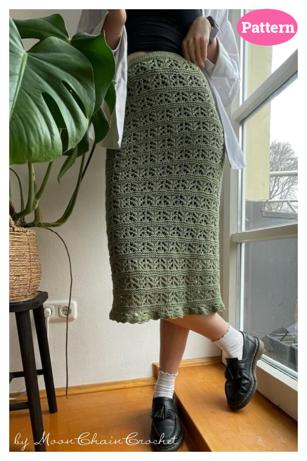 Flow Skirt Knitting Pattern