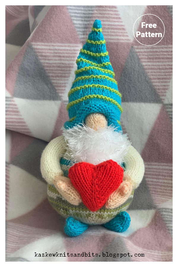 Gnome Gnorman Doll Free Knitting Pattern