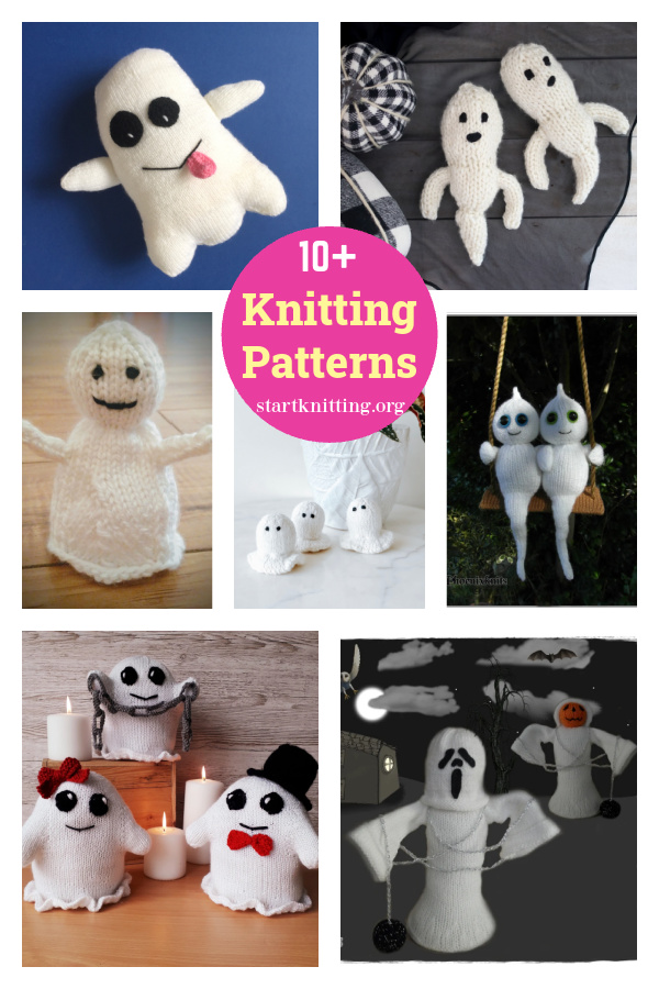 Halloween Ghost Knitting Patterns 
