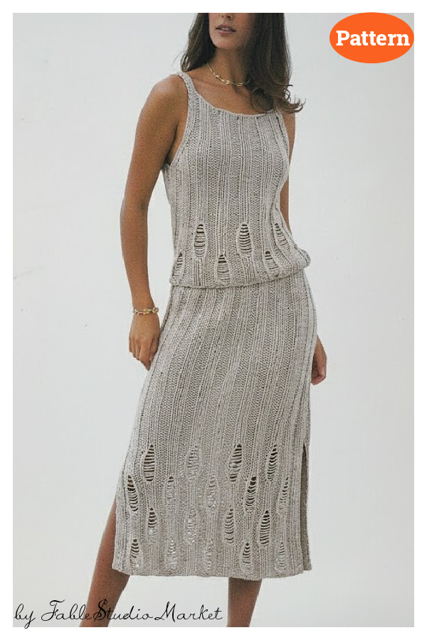 Lace Skirt Knitting Pattern