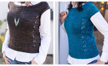 Mariposa Tee Free Knitting Pattern
