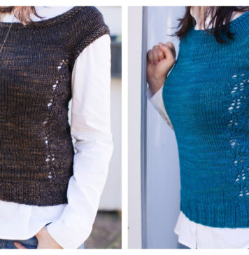 Mariposa Tee Free Knitting Pattern