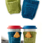 Pocket Cup Cozy Free Knitting Pattern