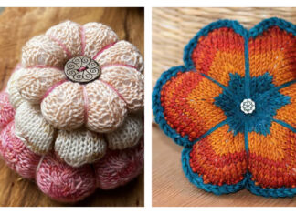 Pretty Pincushion Free Knitting Pattern