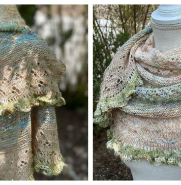 Tales of the Garden Shawl Free Knitting Pattern