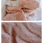 Baby Bobble Blanket Free Knitting Pattern and Video Tutorial