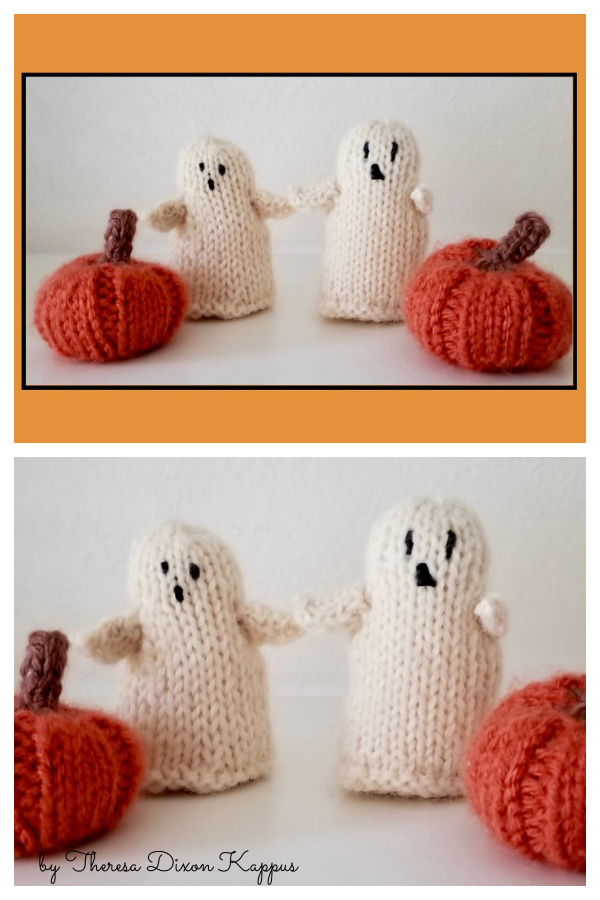 Wee Ghosties Free Knitting Pattern